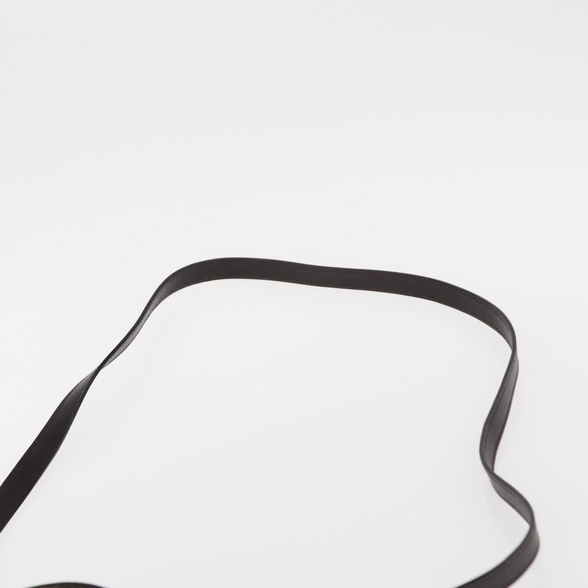 Salvatore Ferragamo Vala Hand Bag Leather 2way Brown Gold Auth BA8398