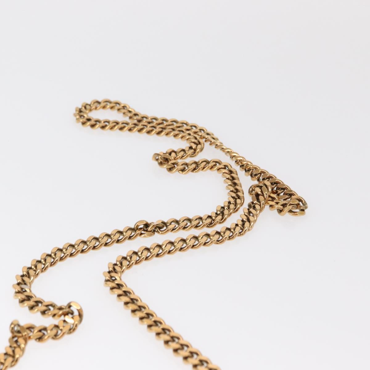 Chloe Chain Shoulder Bag Leather Pink Gold Auth BA8401