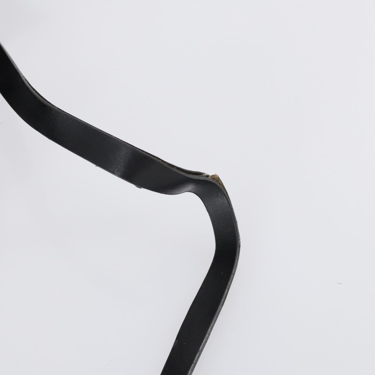 GUCCI GG Canvas Bamboo Tote Bag Nylon 2way Black Silver 002 1016 Auth BA8455