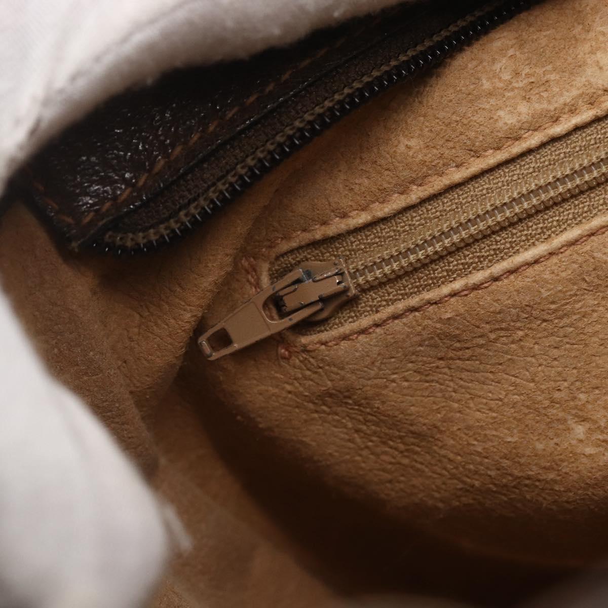 GUCCI GG Supreme Shoulder Bag PVC Beige Gold 32 02 022 Auth BA8458