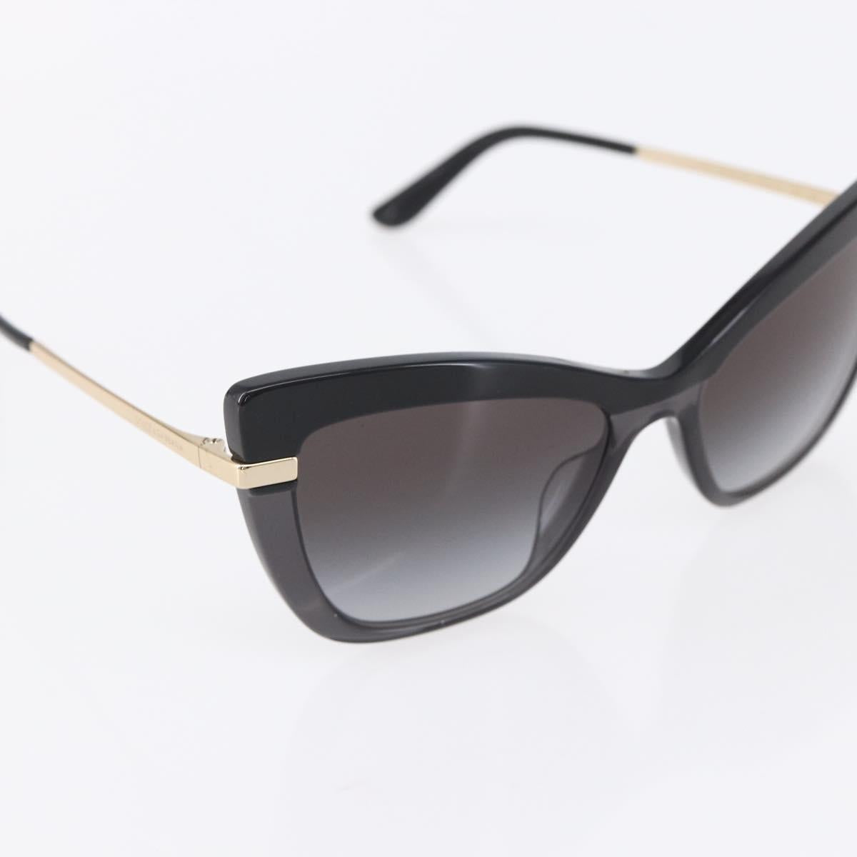 DOLCE&GABBANA Sunglasses plastic Black Auth BA8460