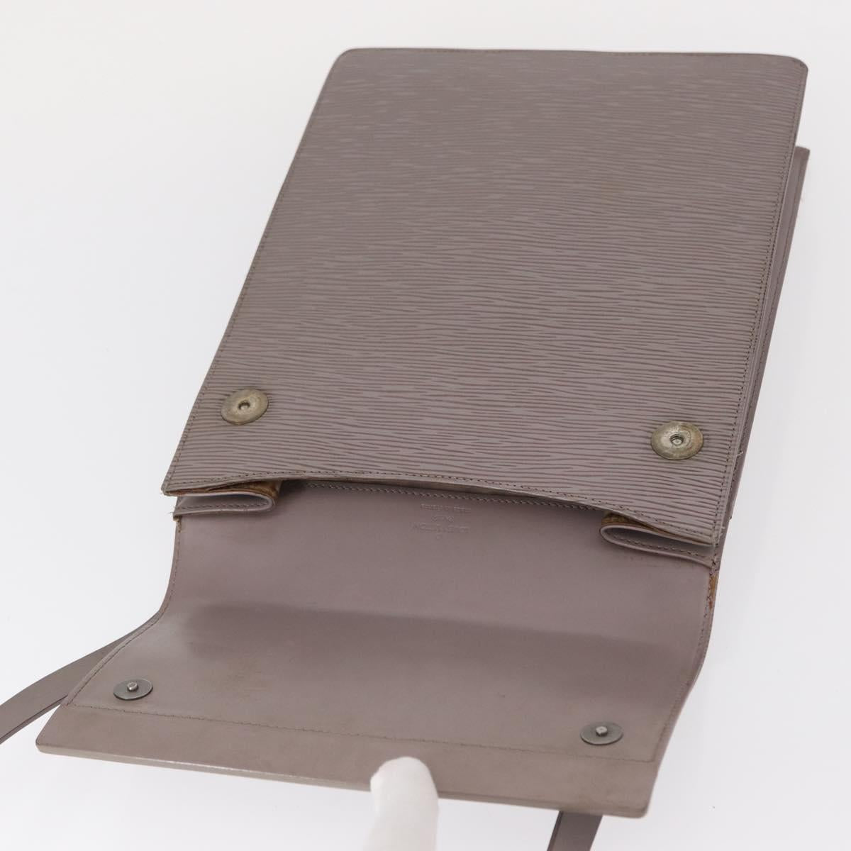 LOUIS VUITTON Epi Ramatuelle Shoulder Bag Lilac M5247B LV Auth BA8470