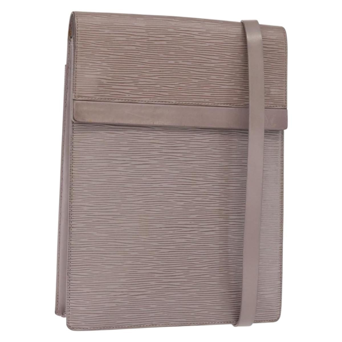 LOUIS VUITTON Epi Ramatuelle Shoulder Bag Lilac M5247B LV Auth BA8470