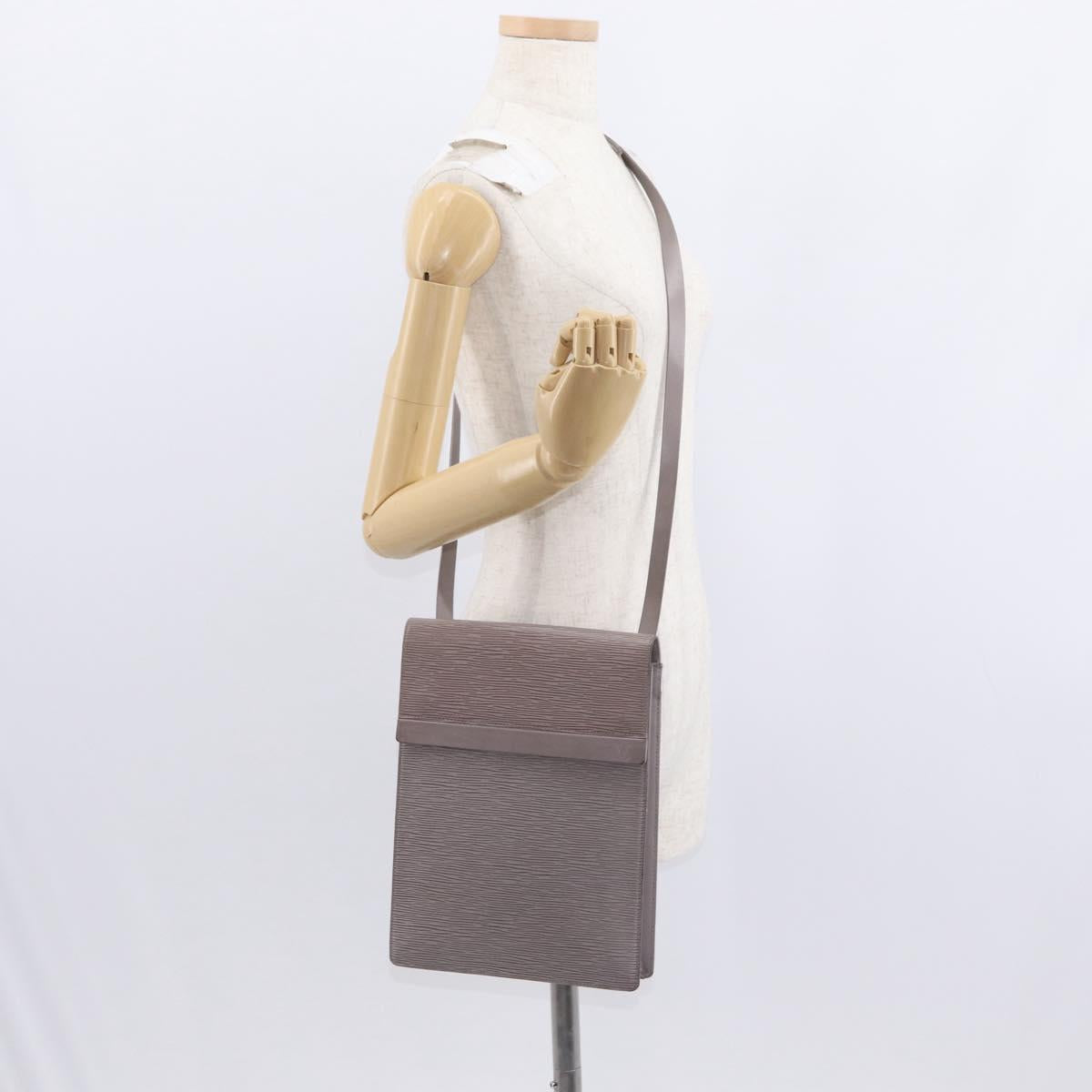 LOUIS VUITTON Epi Ramatuelle Shoulder Bag Lilac M5247B LV Auth BA8470