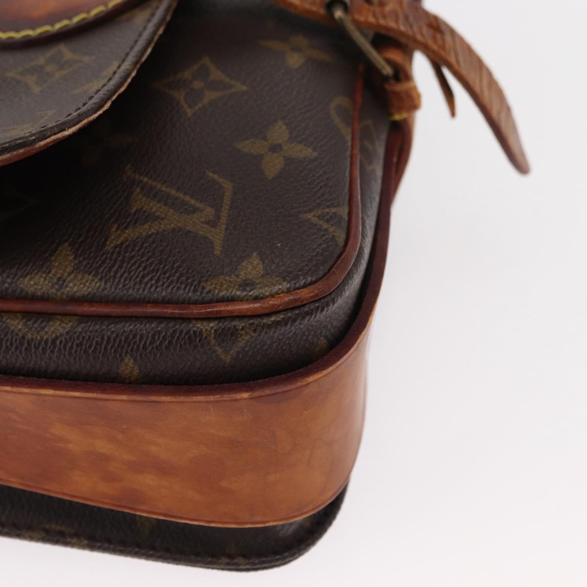 LOUIS VUITTON Monogram Cartouchiere MM Shoulder Bag M51253 LV Auth BA8476