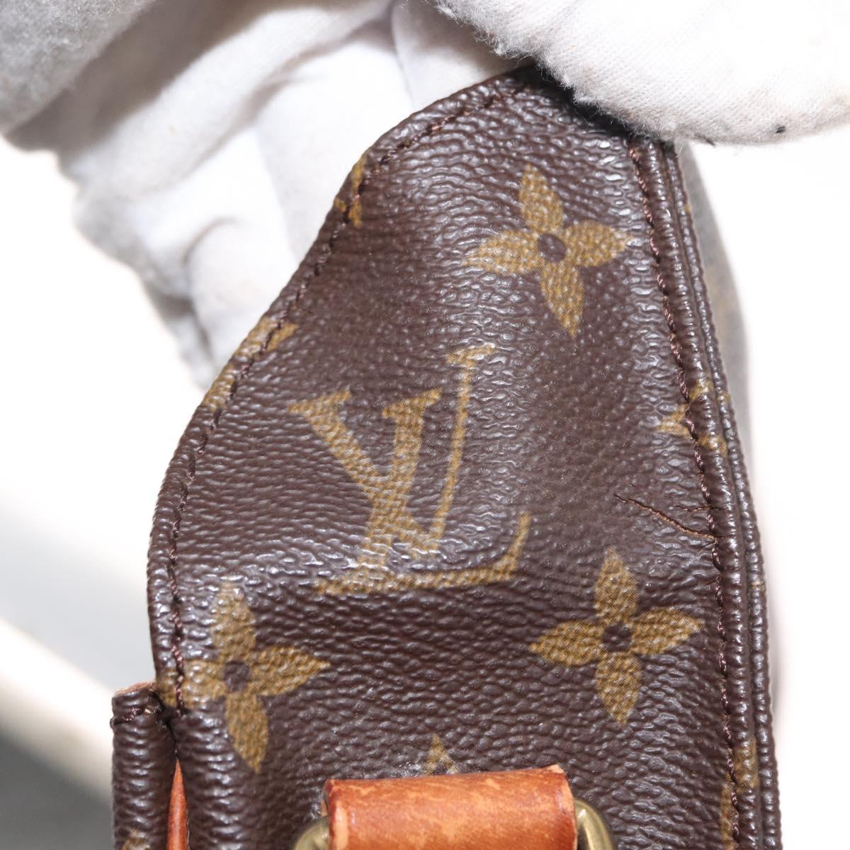 LOUIS VUITTON Monogram Cartouchiere MM Shoulder Bag M51253 LV Auth BA8476