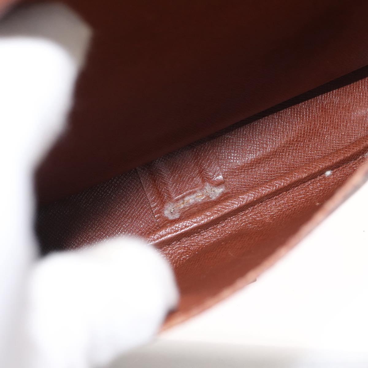 LOUIS VUITTON Monogram Cartouchiere MM Shoulder Bag M51253 LV Auth BA8476