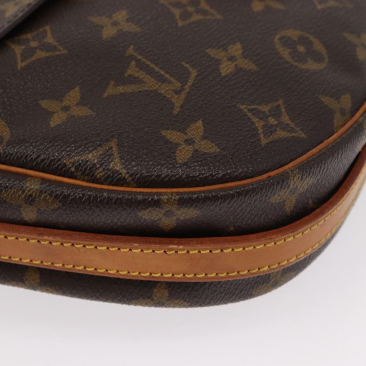 LOUIS VUITTON Monogram Jeune Fille MM Shoulder Bag M51226 LV Auth BA8478