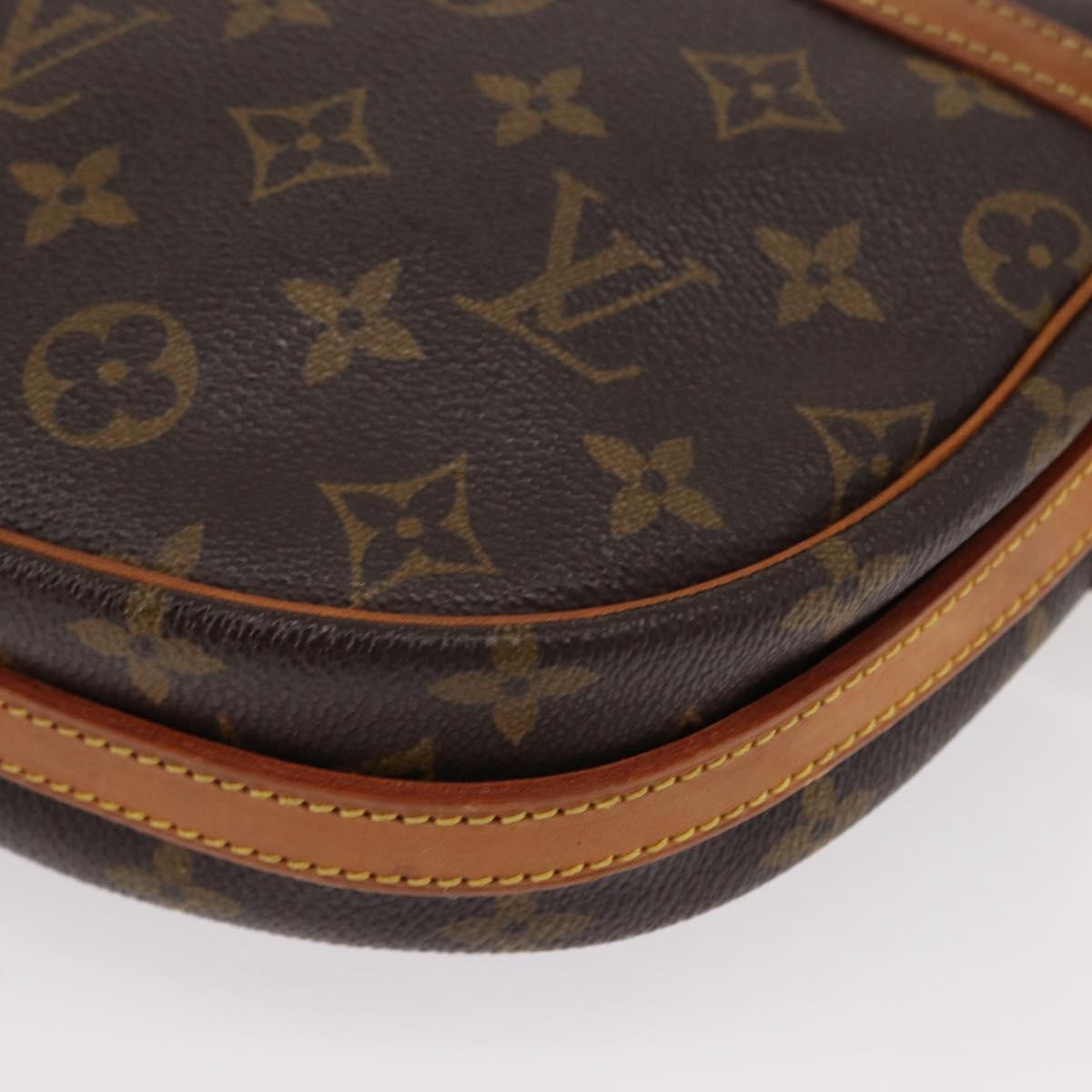 LOUIS VUITTON Monogram Jeune Fille MM Shoulder Bag M51226 LV Auth BA8478