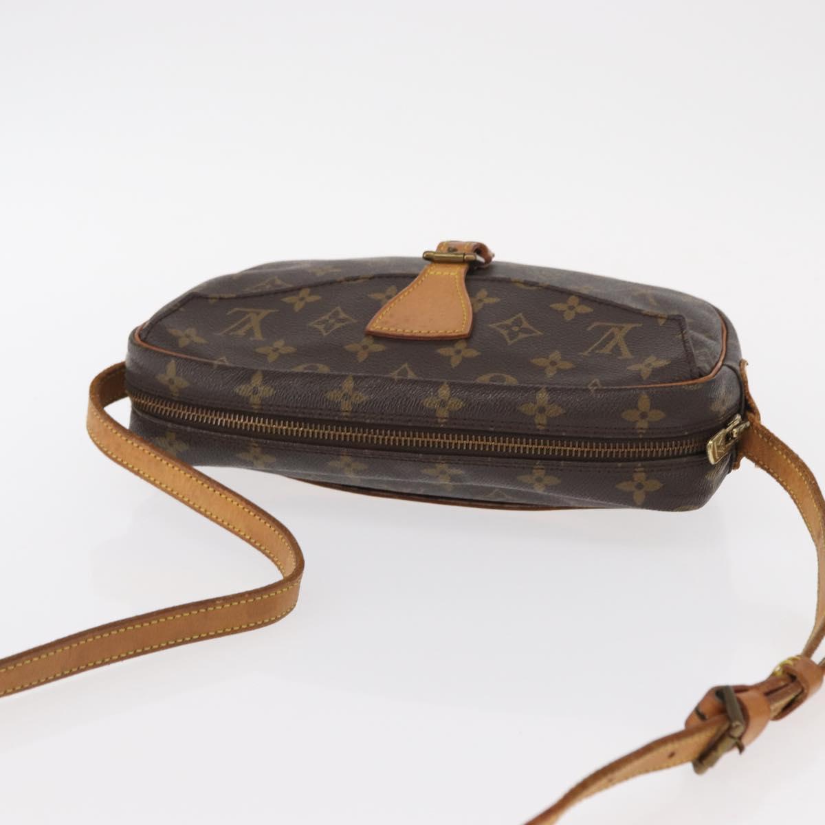 LOUIS VUITTON Monogram Jeune Fille MM Shoulder Bag M51226 LV Auth BA8478