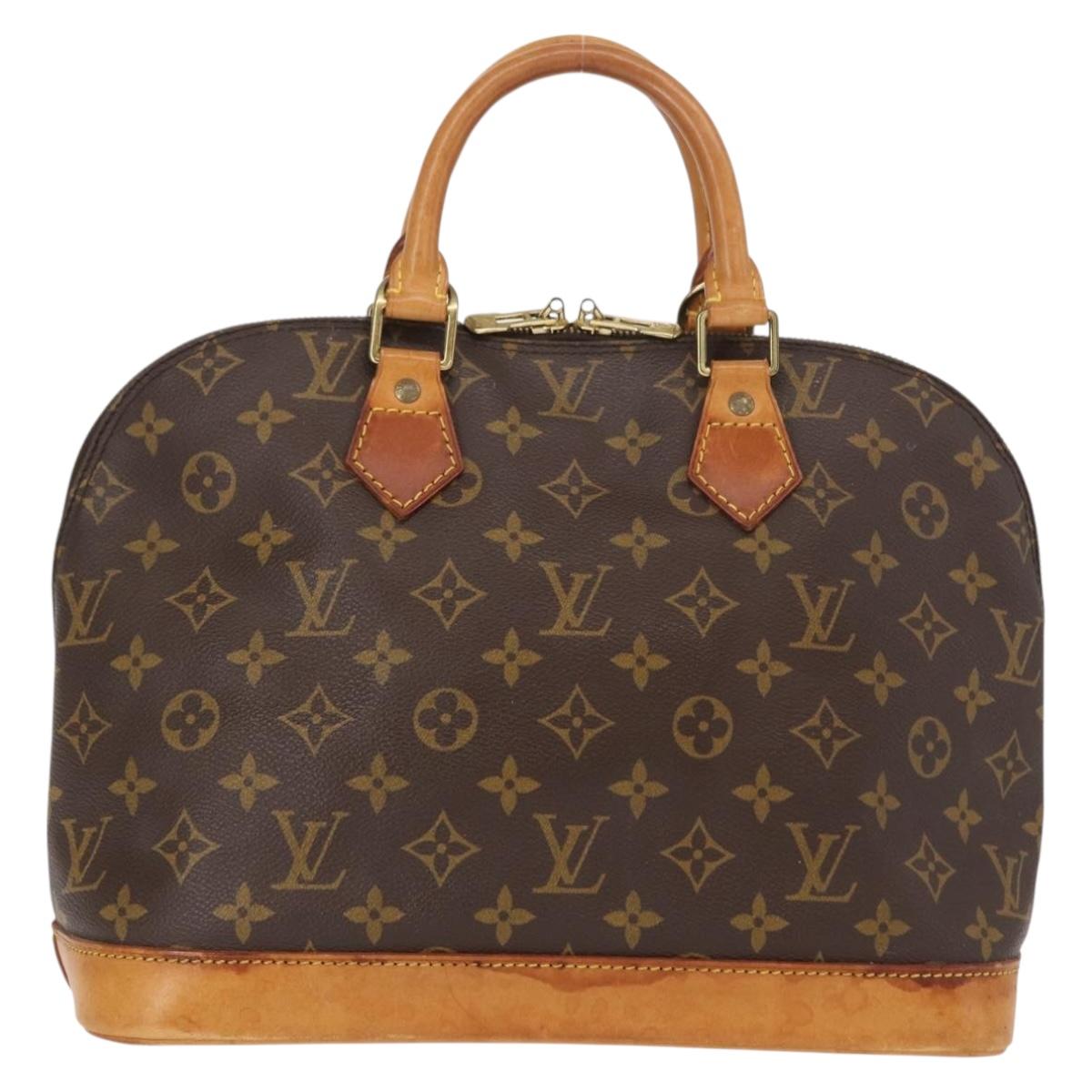 LOUIS VUITTON Monogram Alma Hand Bag M51130 LV Auth BA8479