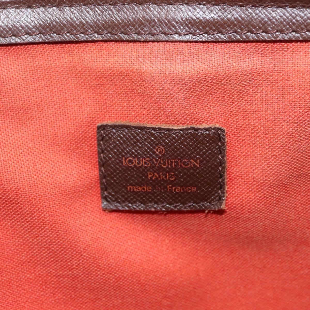 LOUIS VUITTON Damier Ebene Belem PM Hand Bag N51173 LV Auth BA8482
