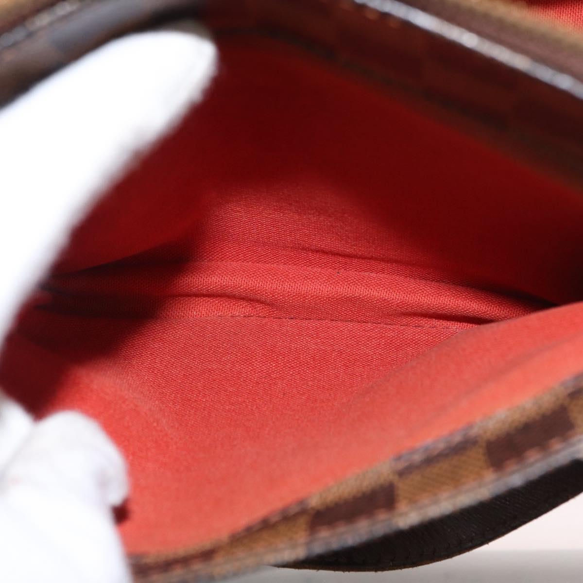 LOUIS VUITTON Damier Ebene Belem PM Hand Bag N51173 LV Auth BA8482