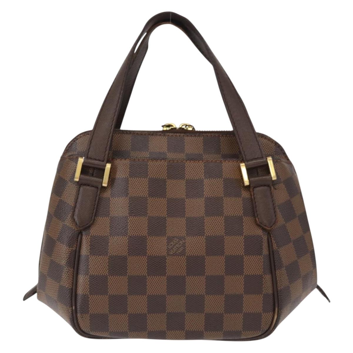 LOUIS VUITTON Damier Ebene Belem PM Hand Bag N51173 LV Auth BA8482