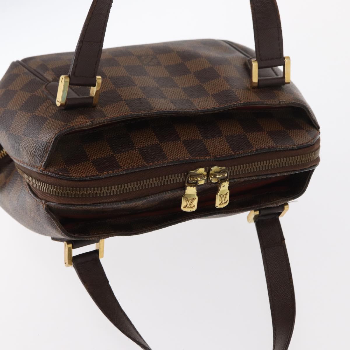 LOUIS VUITTON Damier Ebene Belem PM Hand Bag N51173 LV Auth BA8482