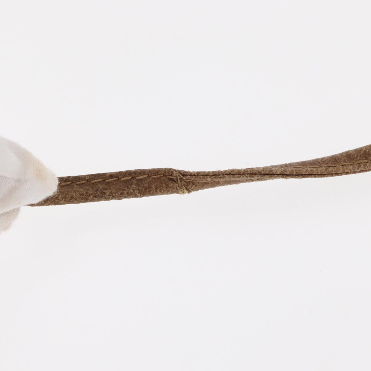 GUCCI GG Plus Supreme Shoulder Bag PVC Beige Gold Auth BA8484