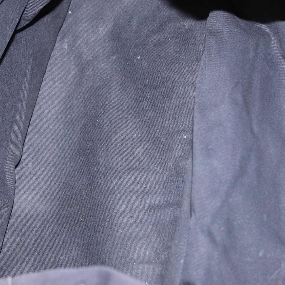 GIVENCHY Nightingale Hand Bag Leather 2way Black Silver Auth BA8495