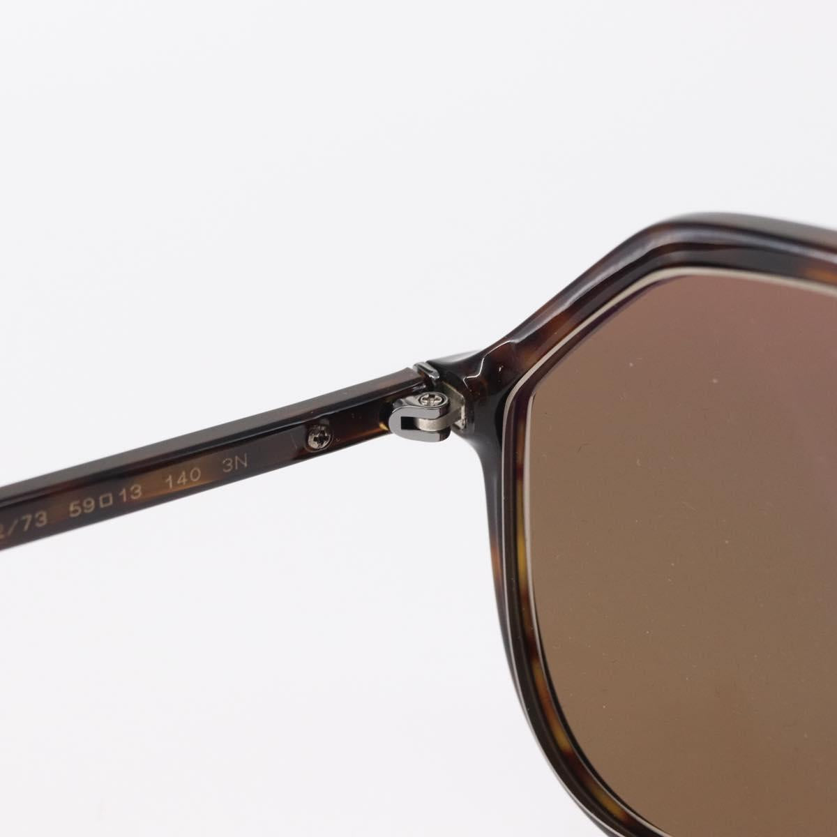 DOLCE&GABBANA Sunglasses plastic Brown Auth BA8496
