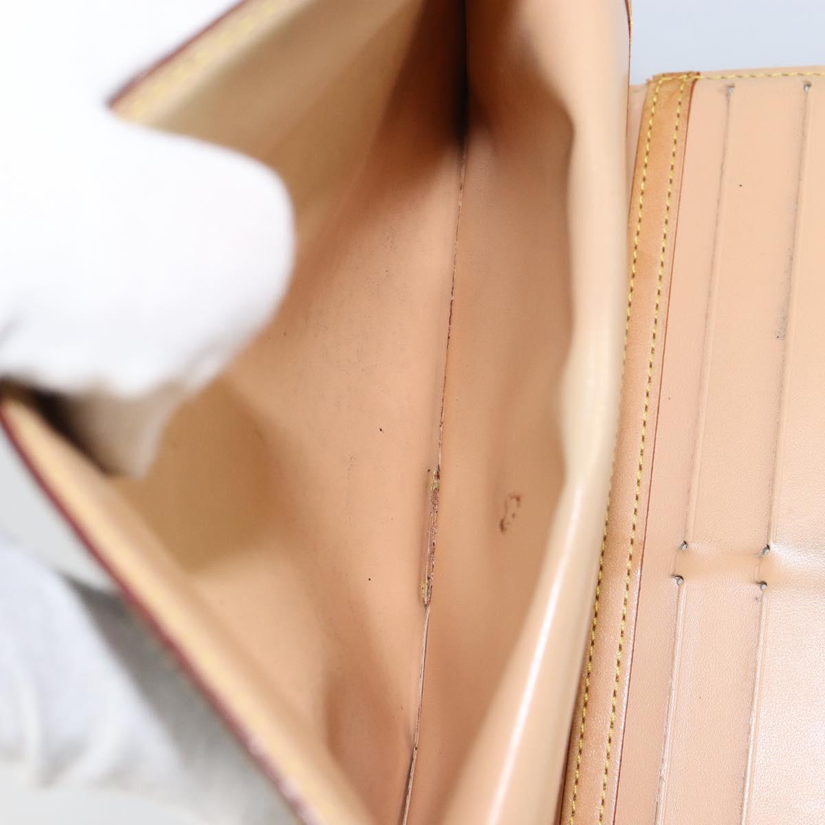 LOUIS VUITTON Monogram Multicolor Porte Tresor Wallet Black M92658 Auth BA8497