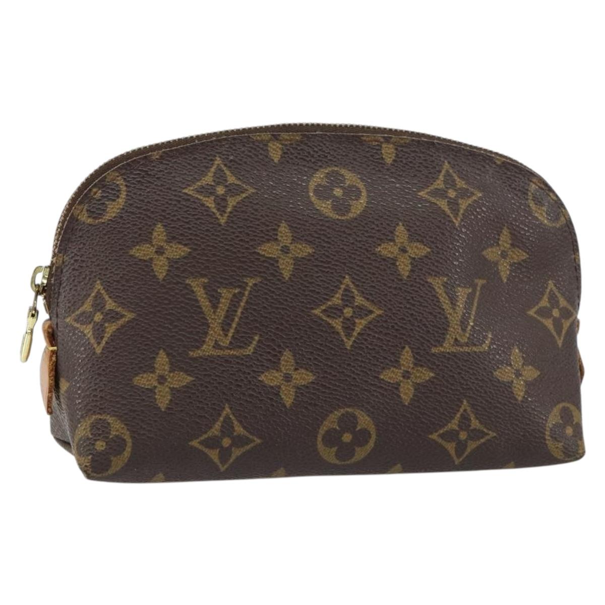 LOUIS VUITTON Monogram Pochette Cosmetic PM Pouch M43998 LV Auth BA8500
