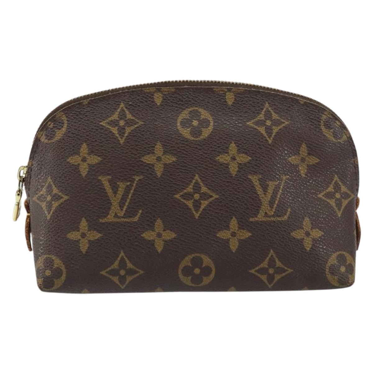 LOUIS VUITTON Monogram Pochette Cosmetic PM Pouch M43998 LV Auth BA8500