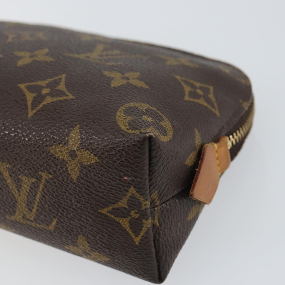 LOUIS VUITTON Monogram Pochette Cosmetic PM Pouch M43998 LV Auth BA8500