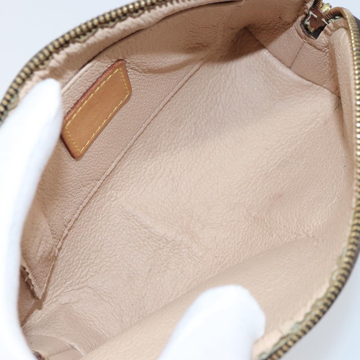 LOUIS VUITTON Monogram Pochette Cosmetic PM Pouch M43998 LV Auth BA8501