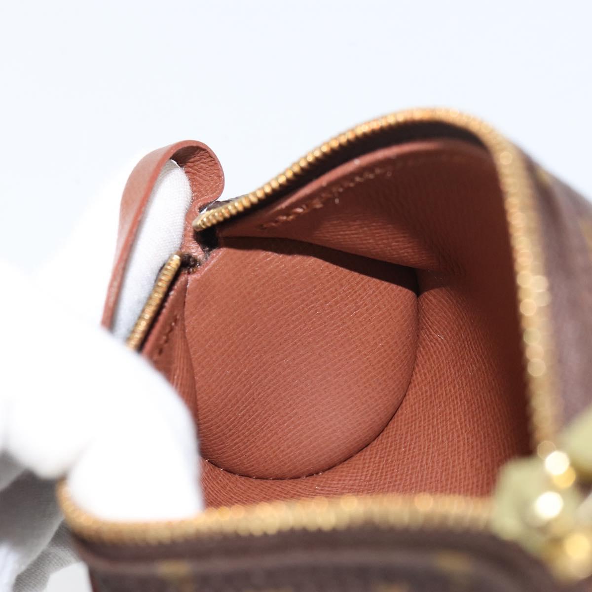 LOUIS VUITTON Monogram Papillon Pouch LV Auth BA8506