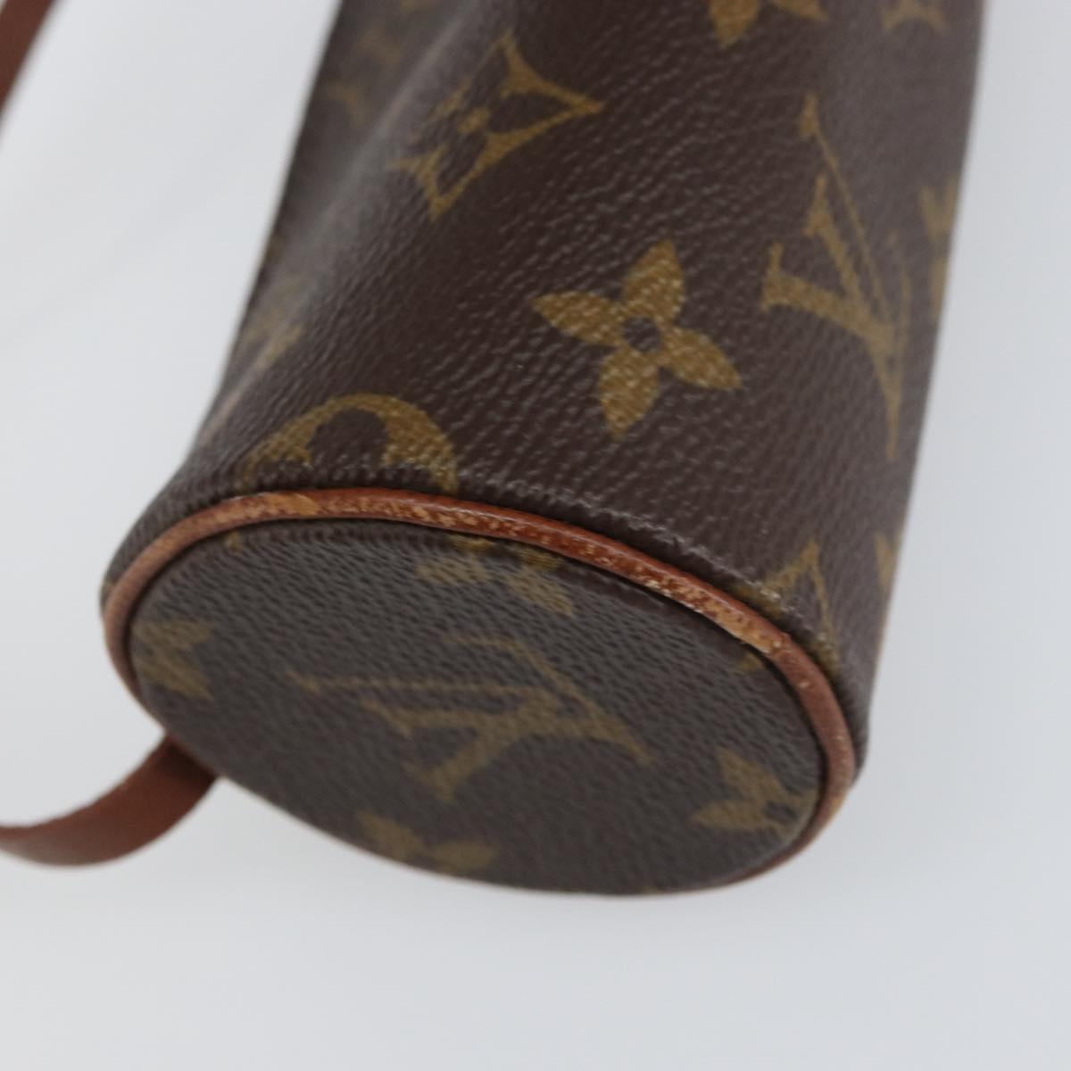 LOUIS VUITTON Monogram Papillon Pouch LV Auth BA8507