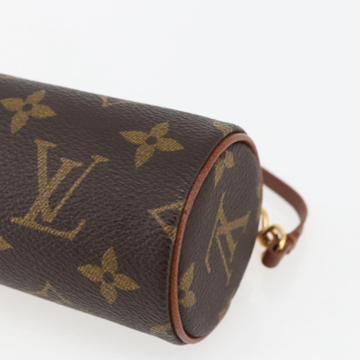 LOUIS VUITTON Monogram Papillon Pouch LV Auth BA8508
