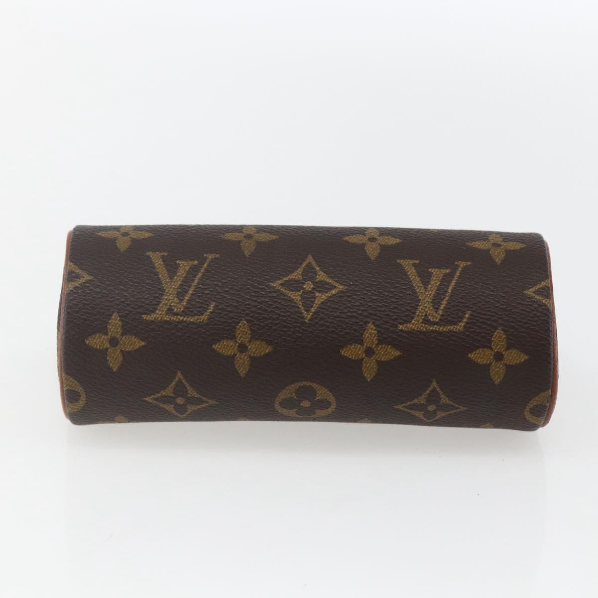 LOUIS VUITTON Monogram Papillon Pouch LV Auth BA8508