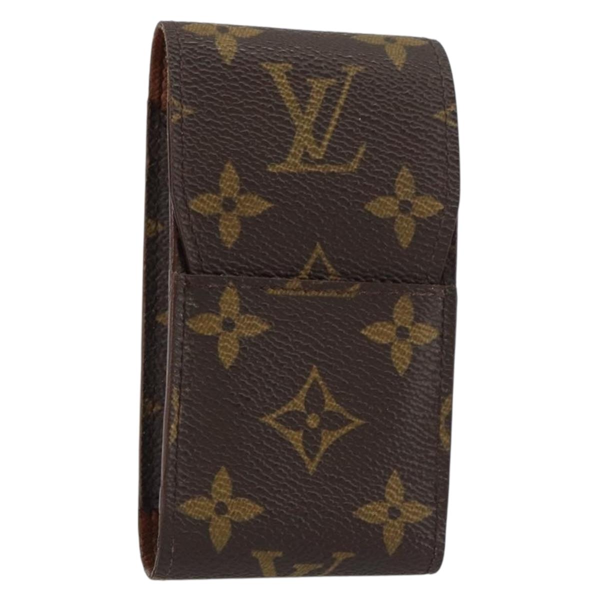 LOUIS VUITTON Monogram Etui Cigarette Case M63024 LV Auth BA8510