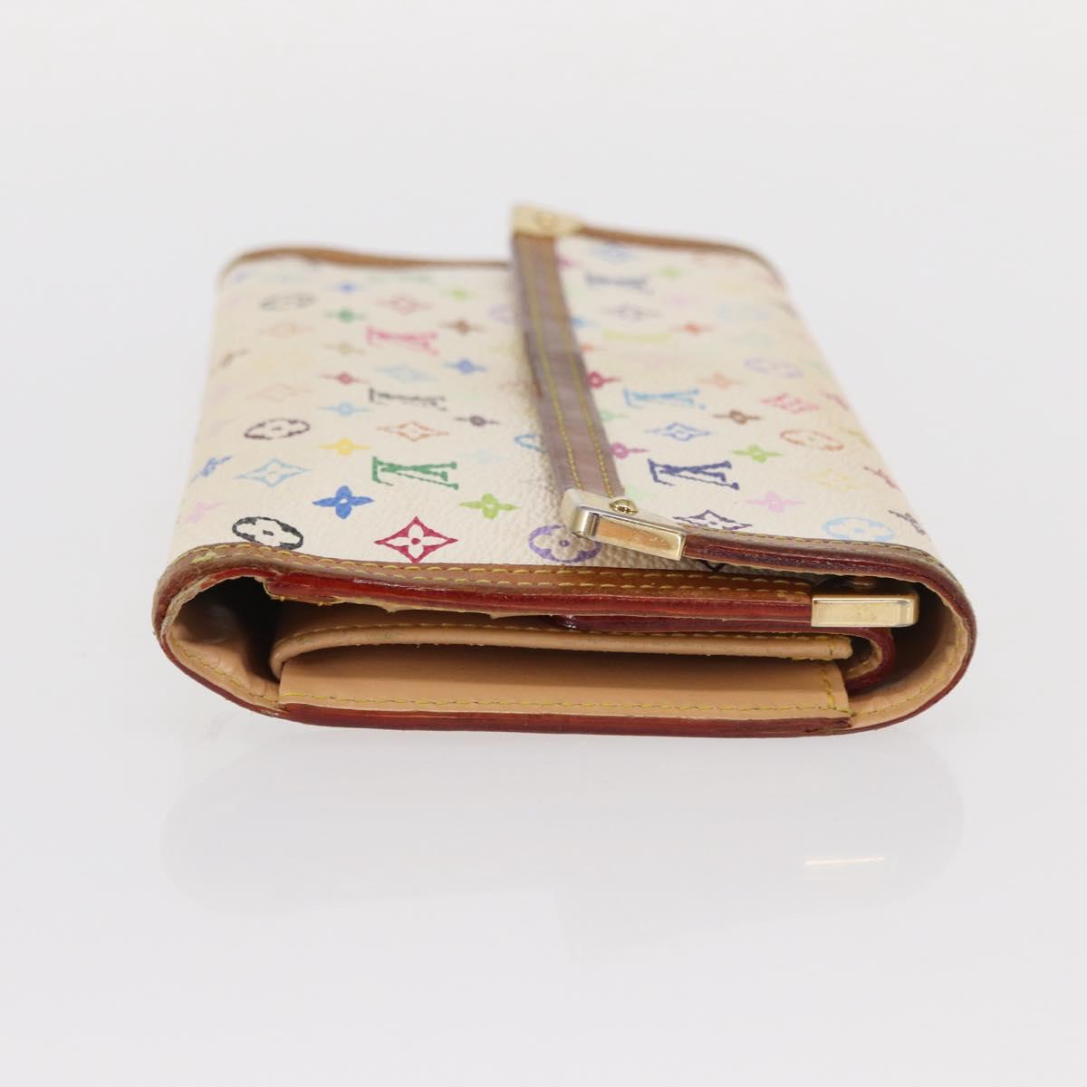 LOUIS VUITTON Multicolor Porte Tresor International Wallet M92659 Auth BA8513