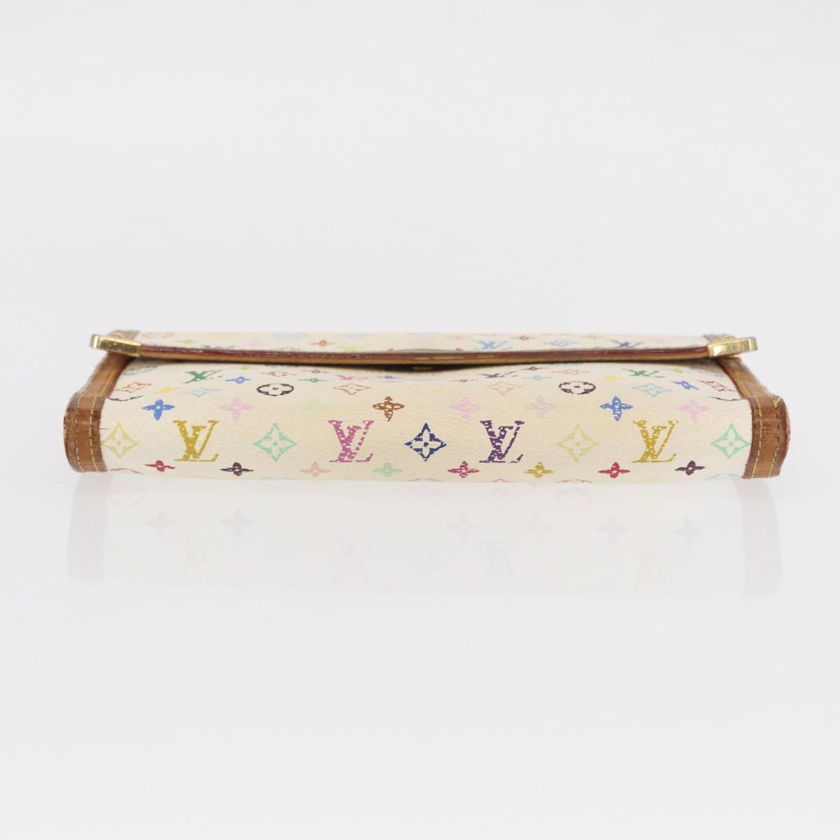 LOUIS VUITTON Multicolor Porte Tresor International Wallet M92659 Auth BA8513