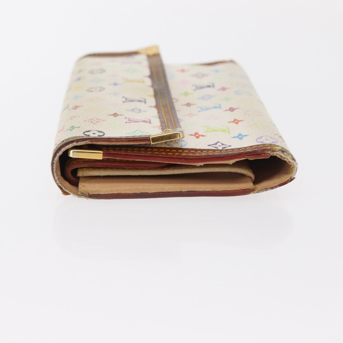 LOUIS VUITTON Multicolor Porte Tresor International Wallet M92659 Auth BA8514