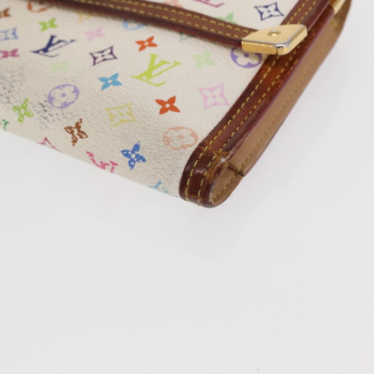 LOUIS VUITTON Multicolor Porte Tresor International Wallet M92659 Auth BA8514