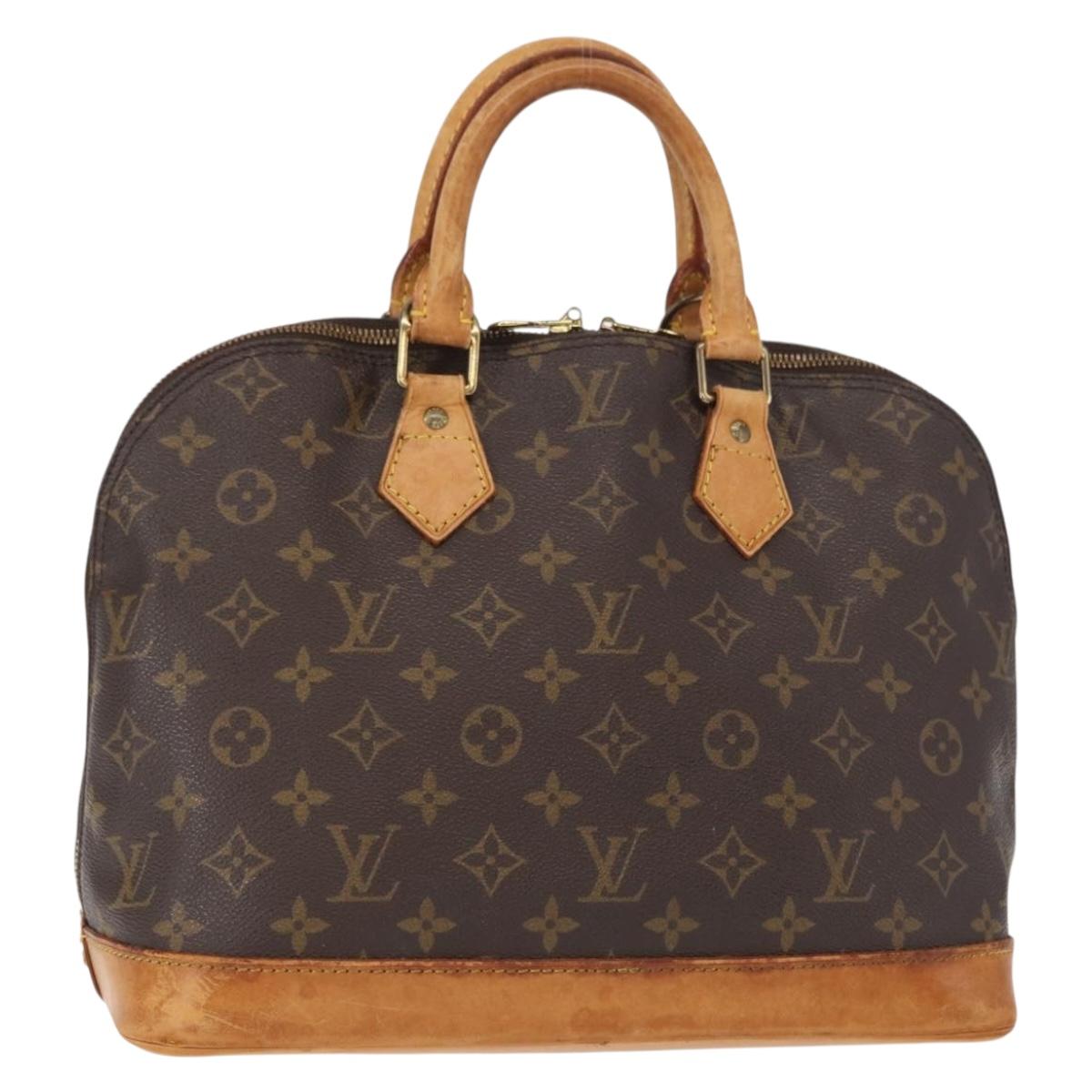 LOUIS VUITTON Monogram Alma Hand Bag M51130 LV Auth BA8524
