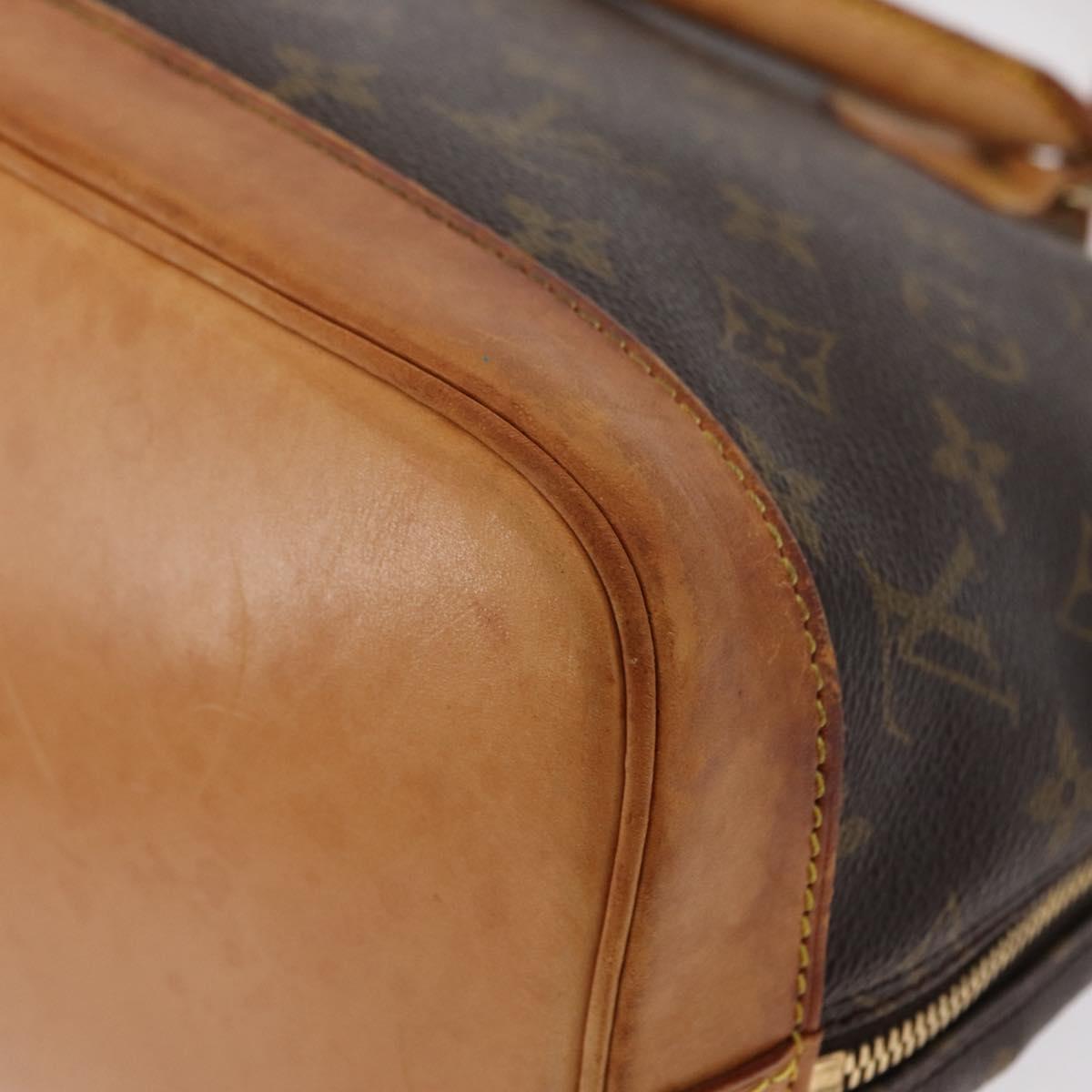 LOUIS VUITTON Monogram Alma Hand Bag M51130 LV Auth BA8524