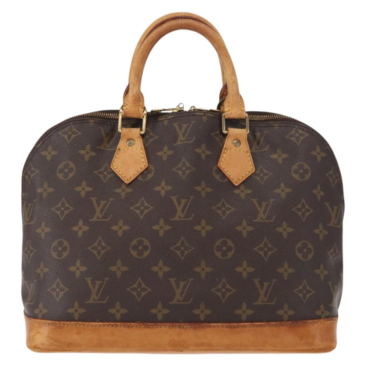 LOUIS VUITTON Monogram Alma Hand Bag M51130 LV Auth BA8524
