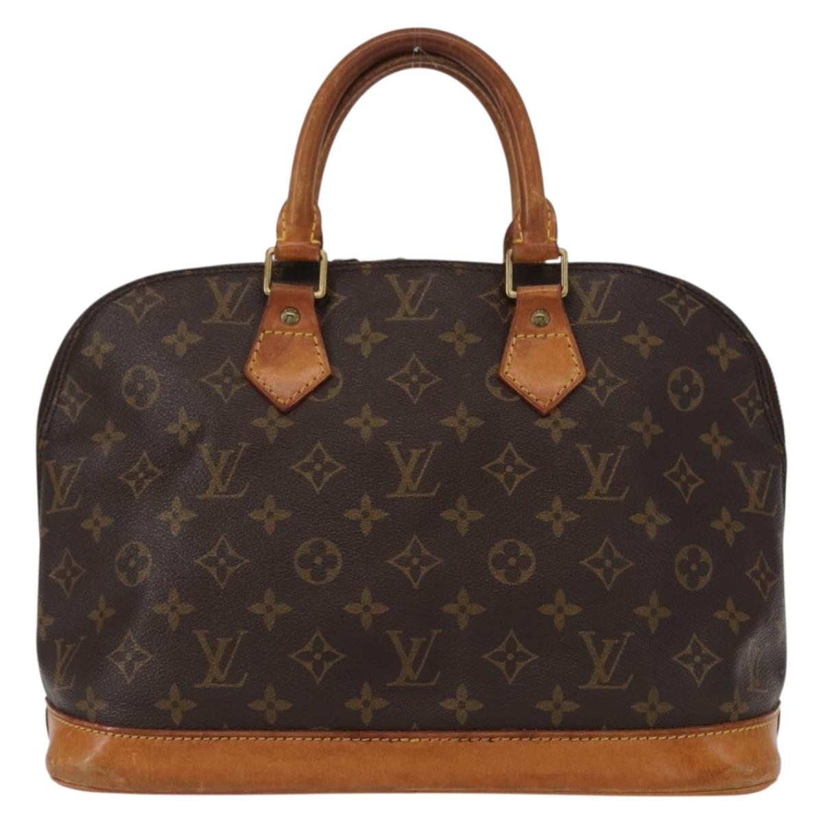 LOUIS VUITTON Monogram Alma Hand Bag M51130 LV Auth BA8528