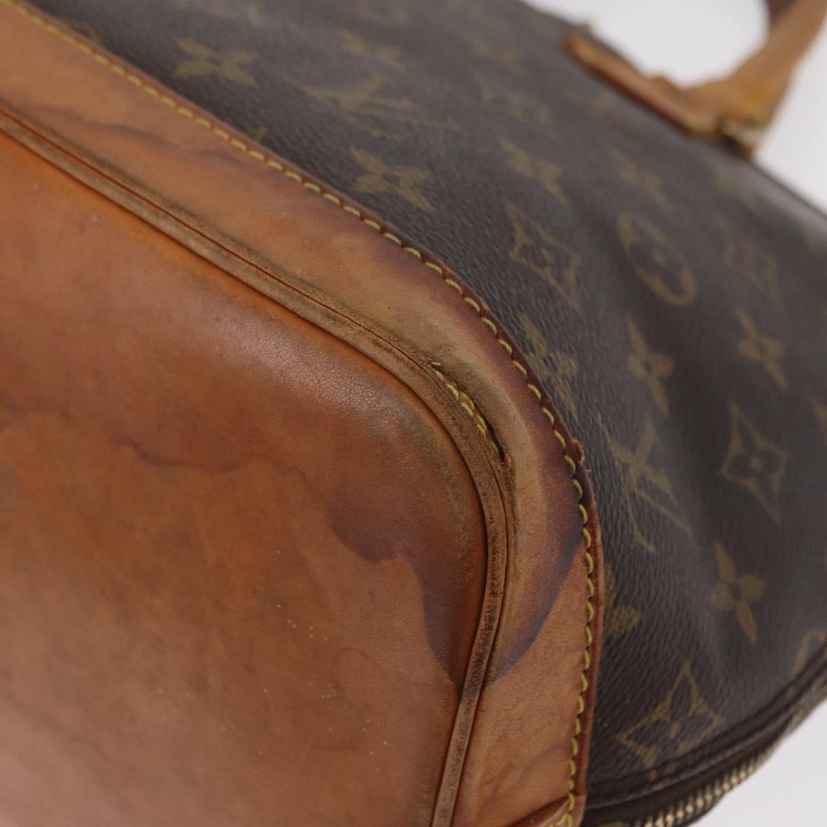 LOUIS VUITTON Monogram Alma Hand Bag M51130 LV Auth BA8529