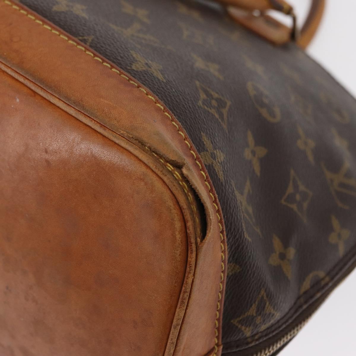 LOUIS VUITTON Monogram Alma Hand Bag M51130 LV Auth BA8529