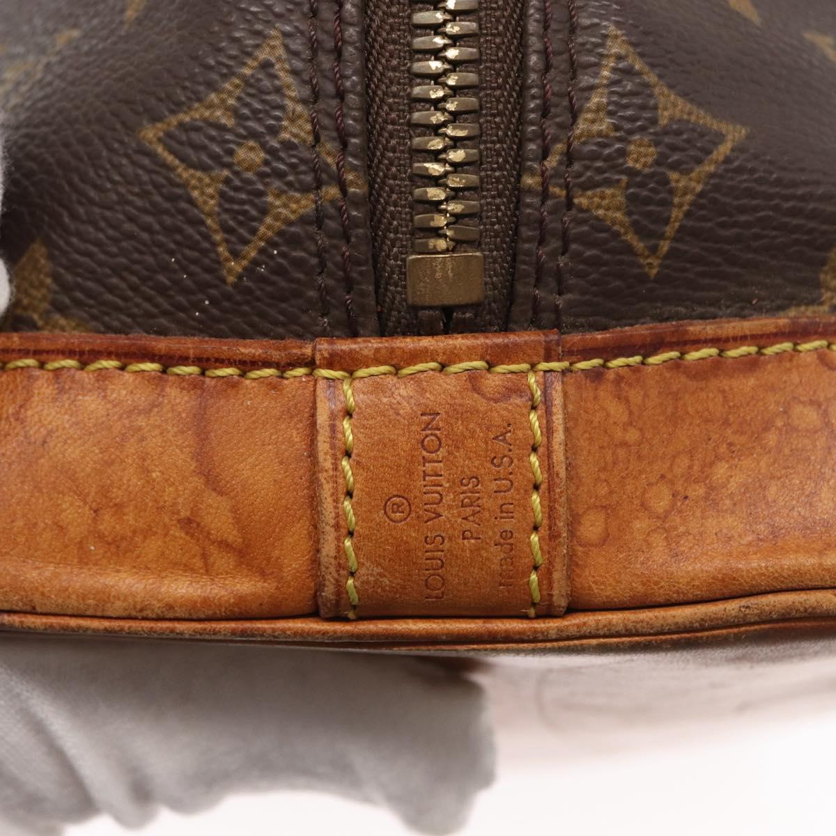 LOUIS VUITTON Monogram Alma Hand Bag M51130 LV Auth BA8529