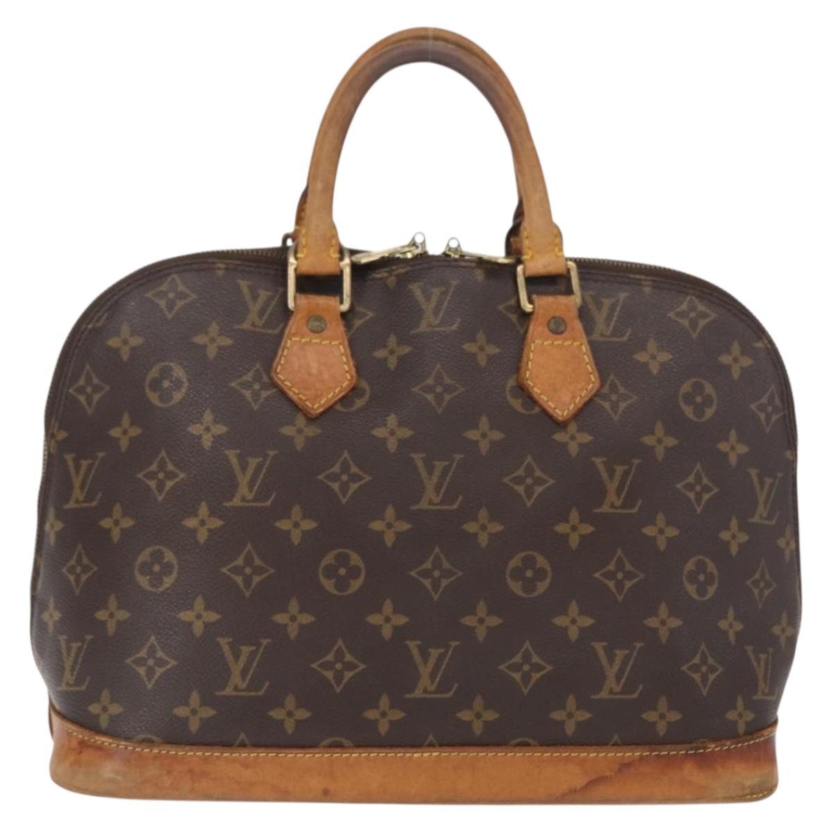LOUIS VUITTON Monogram Alma Hand Bag M51130 LV Auth BA8529