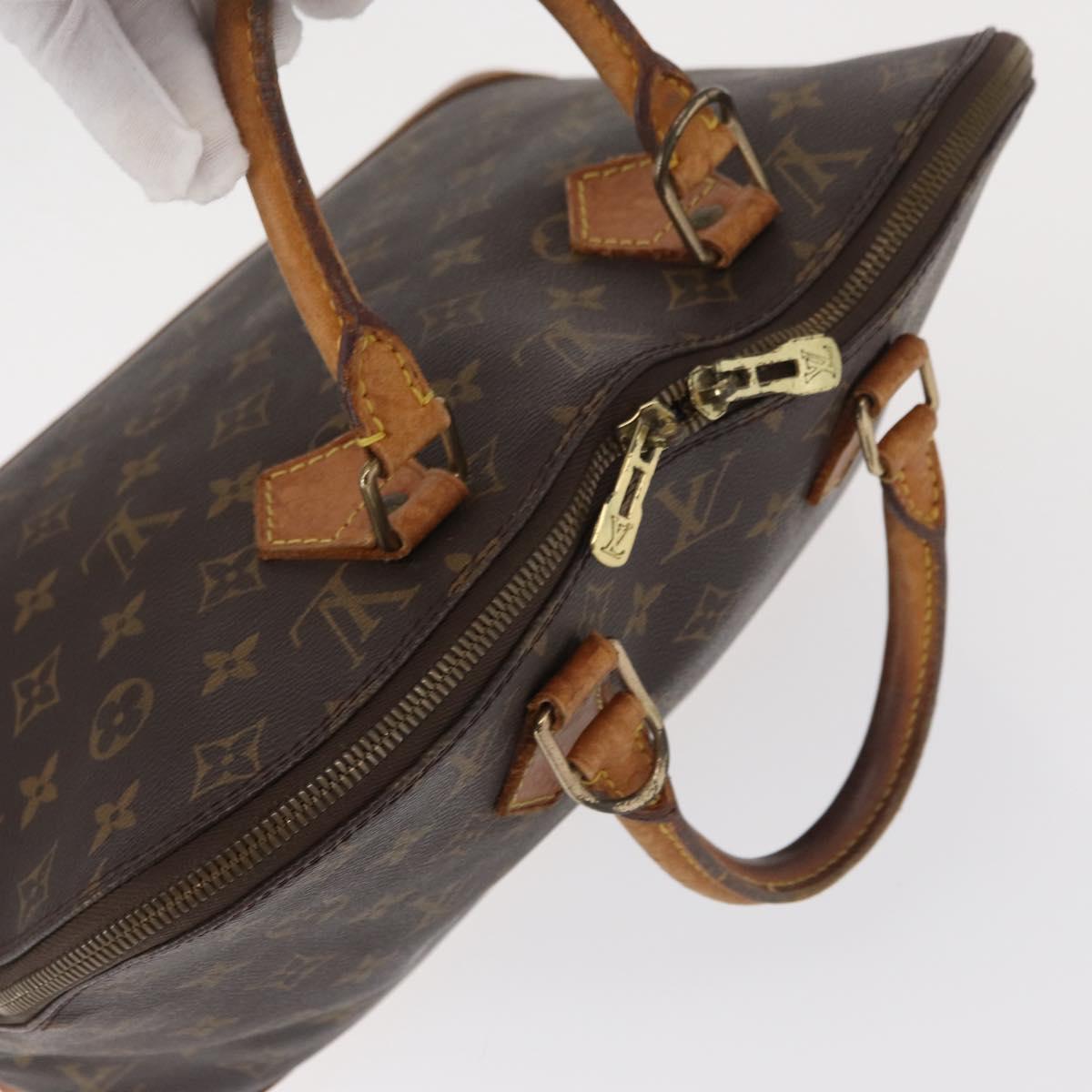 LOUIS VUITTON Monogram Alma Hand Bag M51130 LV Auth BA8529