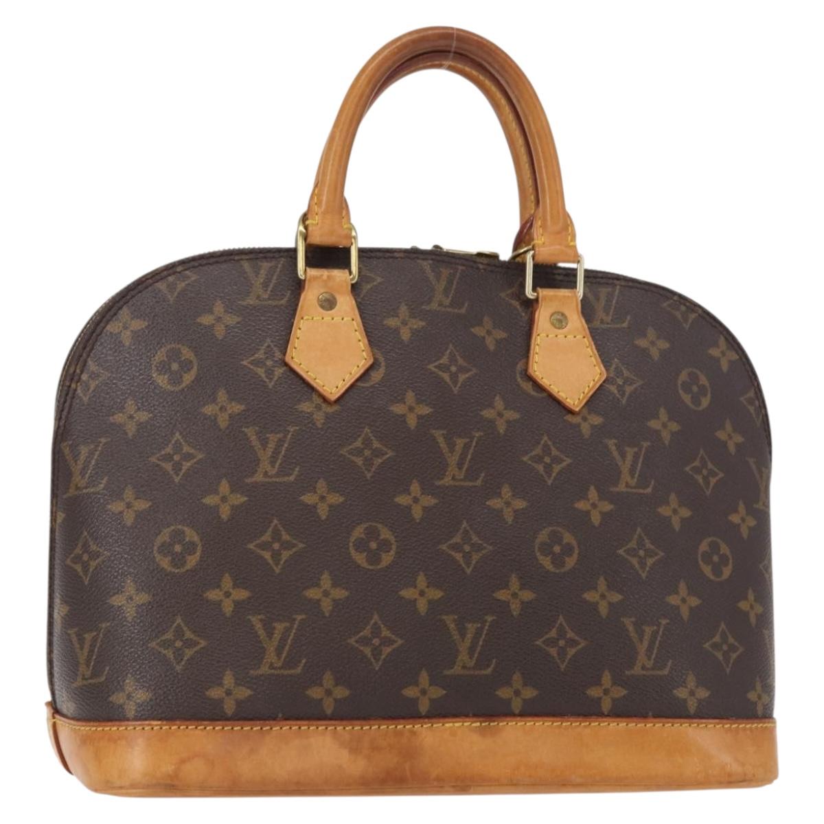 LOUIS VUITTON Monogram Alma Hand Bag M51130 LV Auth BA8531
