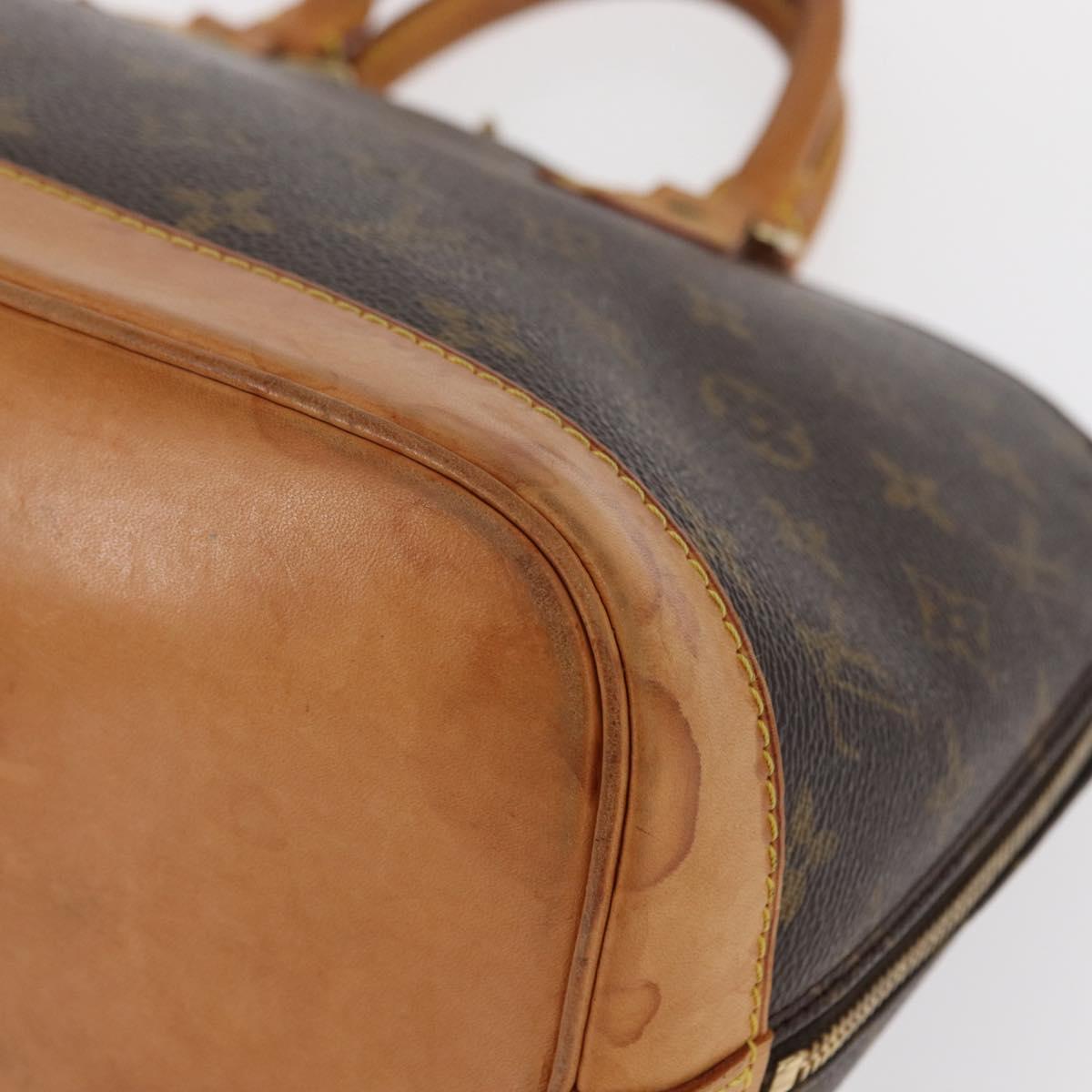 LOUIS VUITTON Monogram Alma Hand Bag M51130 LV Auth BA8532