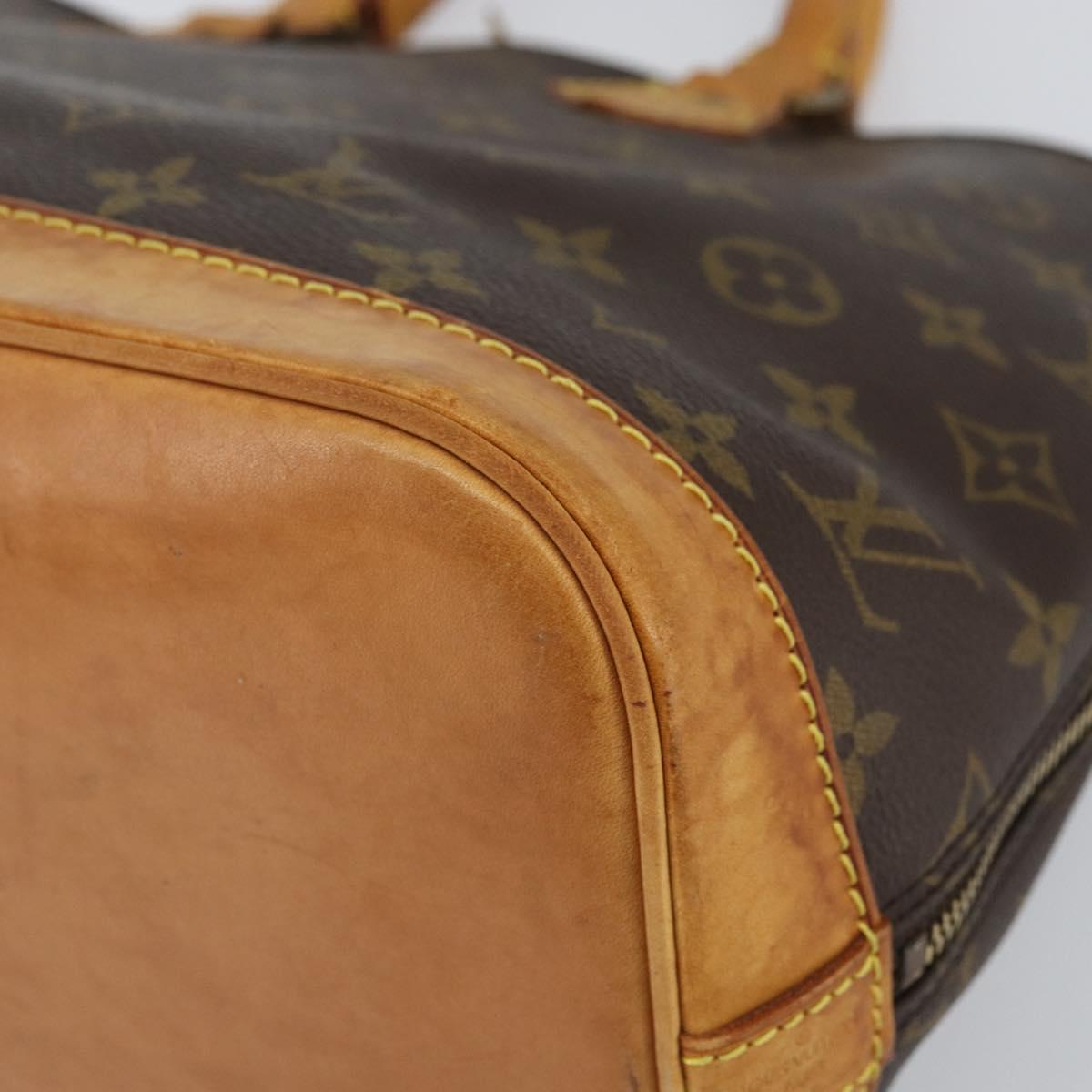 LOUIS VUITTON Monogram Alma Hand Bag M51130 LV Auth BA8533