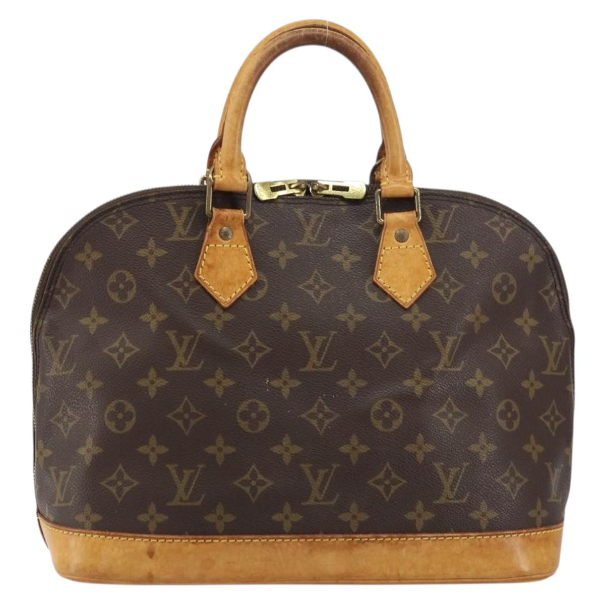 LOUIS VUITTON Monogram Alma Hand Bag M51130 LV Auth BA8533
