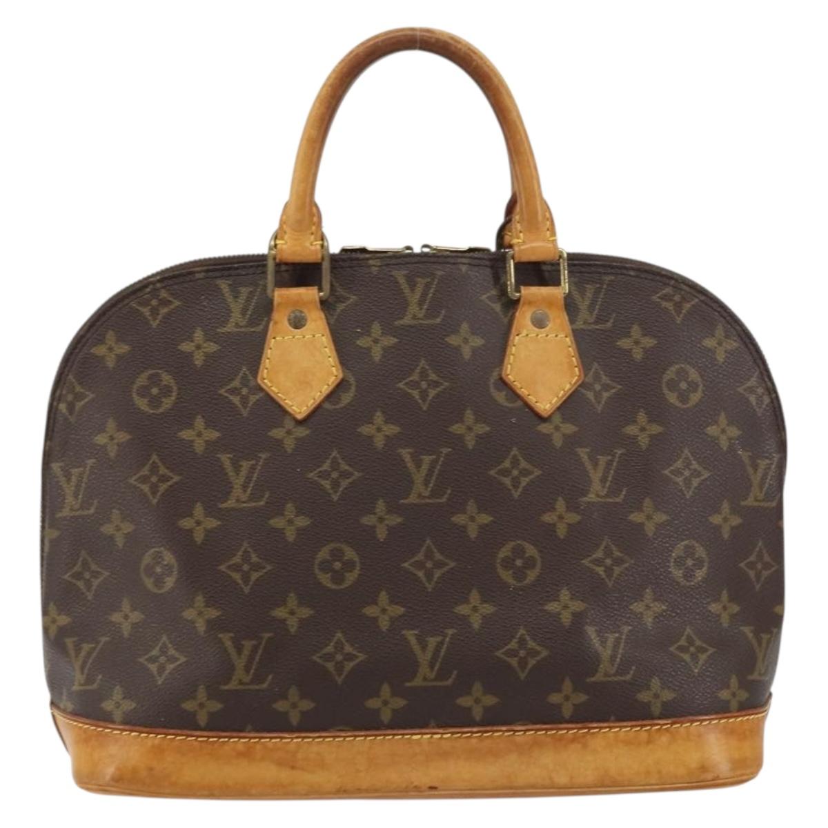 LOUIS VUITTON Monogram Alma Hand Bag M51130 LV Auth BA8533